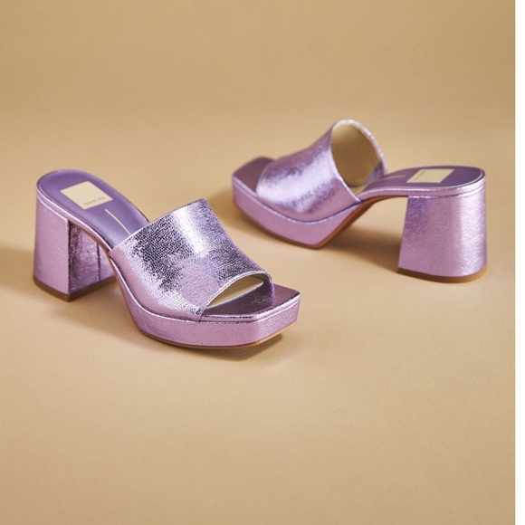 Dolce Vita Marsha Heels in Electric Violet Size - Picture 5 of 5